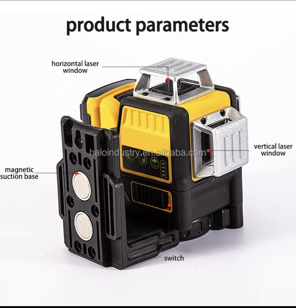Green Laser Level 3 Lines 12v