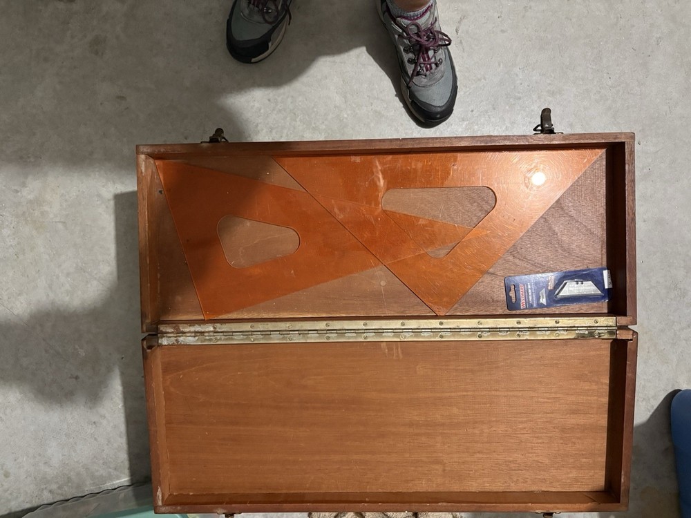 Handmade Tool Box With Various Tools