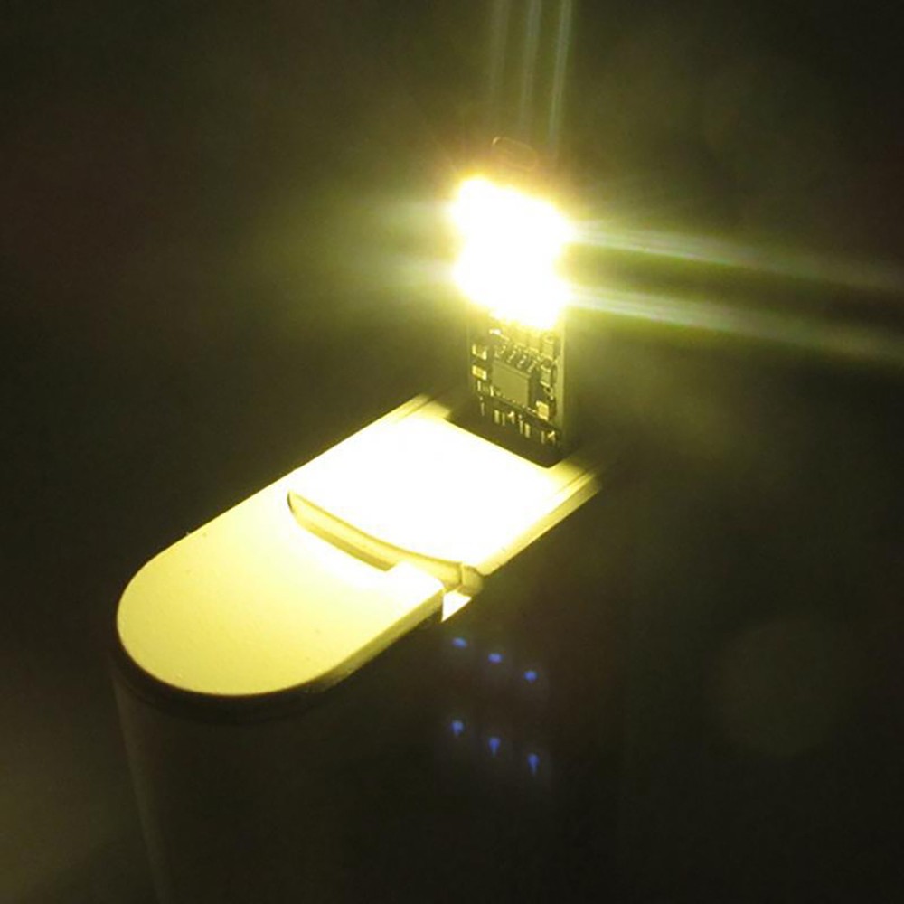 5Pcs USB LED Portable Night Light Bright Mini Keychain Camping Car Lamp Module