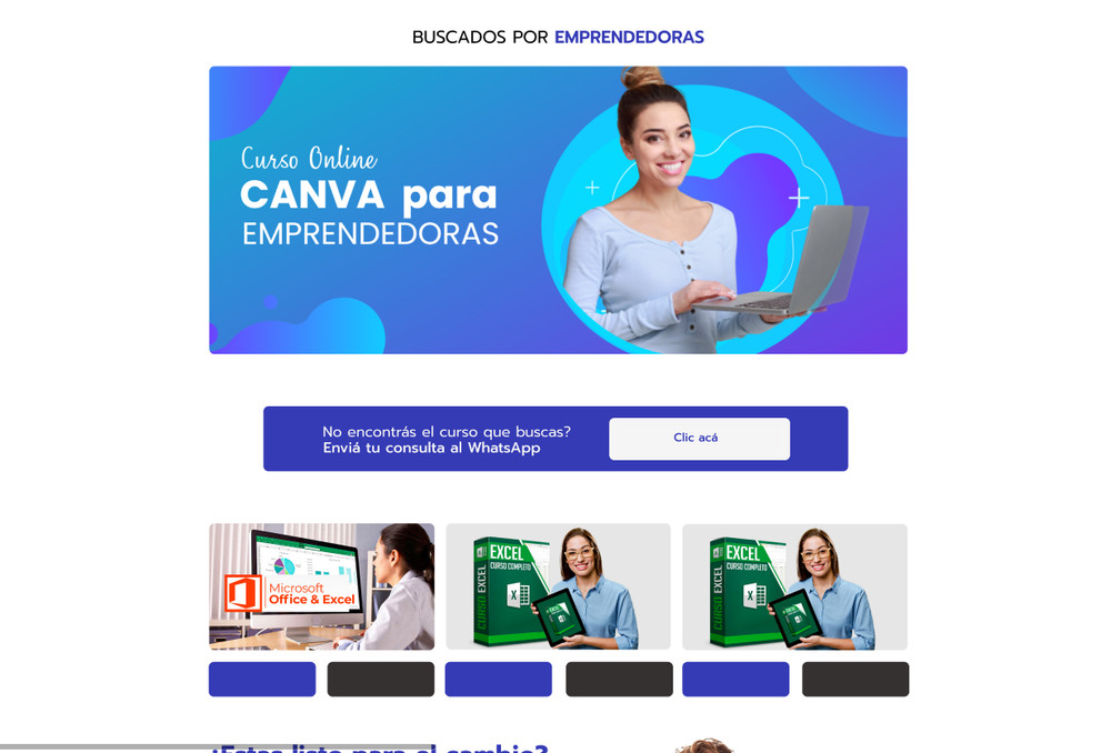 Landing page