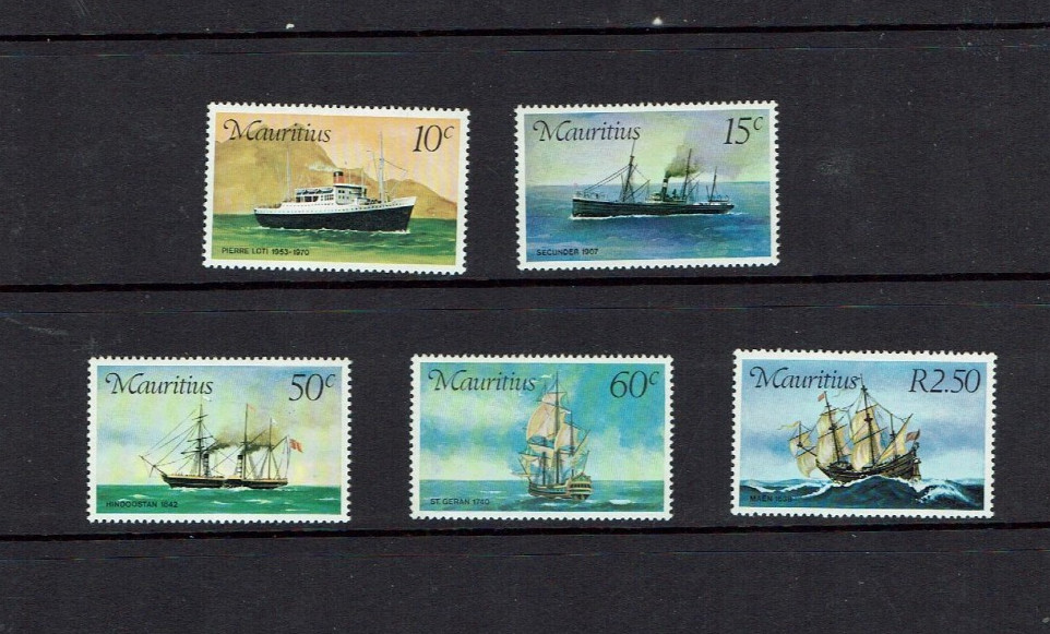 Mauritius: 1976 Mail Carriers, MNH set.