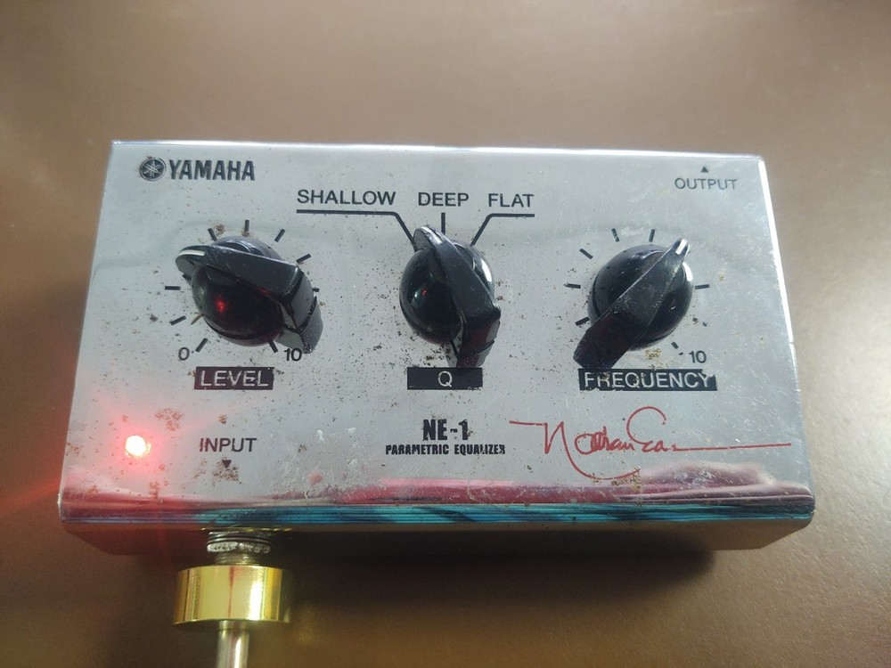 YAMAHA NE-1 Nathan East Parametric Equalizer EQ Magic Bass Effect Boost RARE
