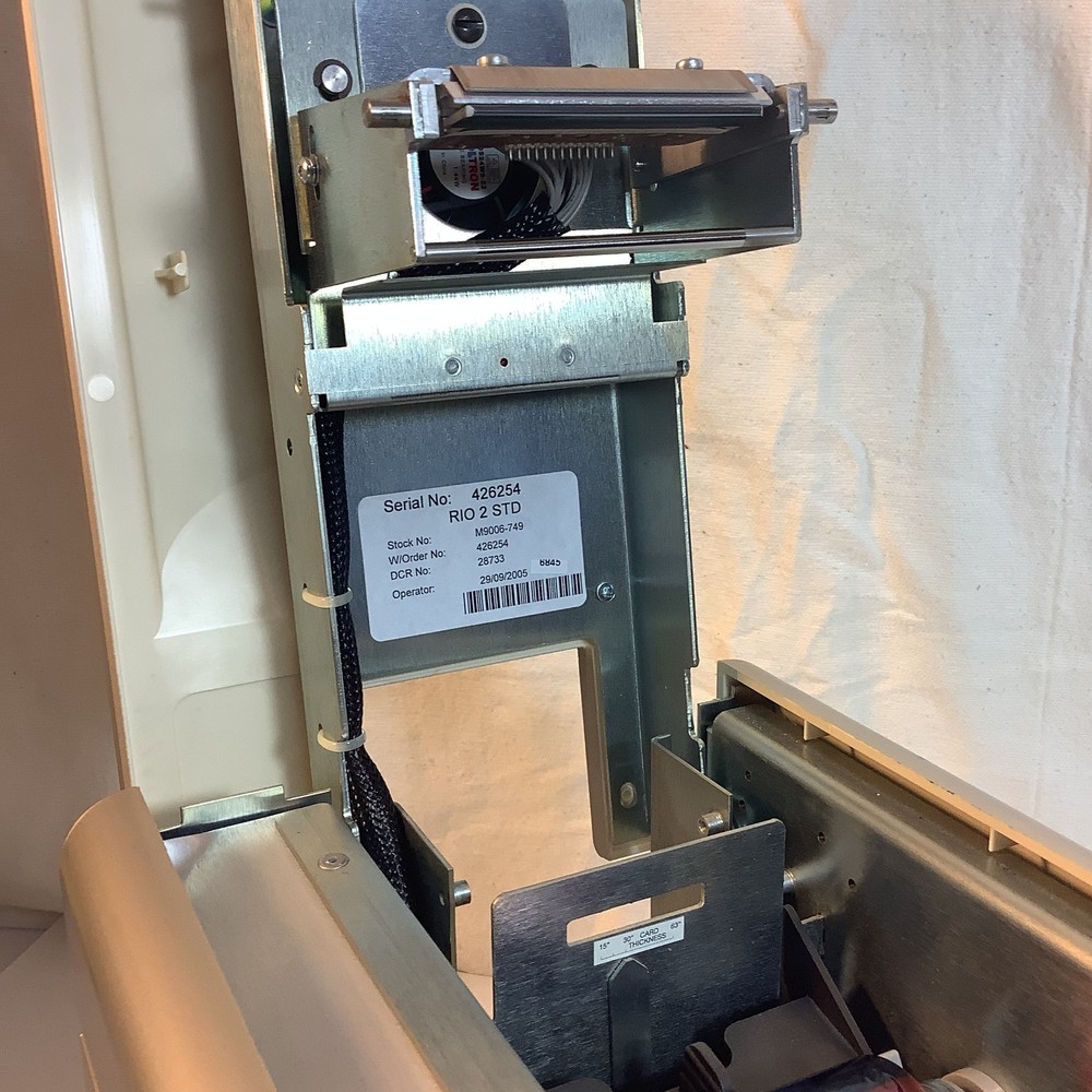 Magicard Rio 2E Std Single-Sided ID Card Printer USB LAN Serial No Feeder&Hopper