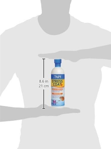 API STRESS COAT Aquarium Water Conditioner 16-Ounce Bottle