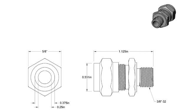 Variance Indicator Collet Clamp for Dial Indicators, 3/8"-32