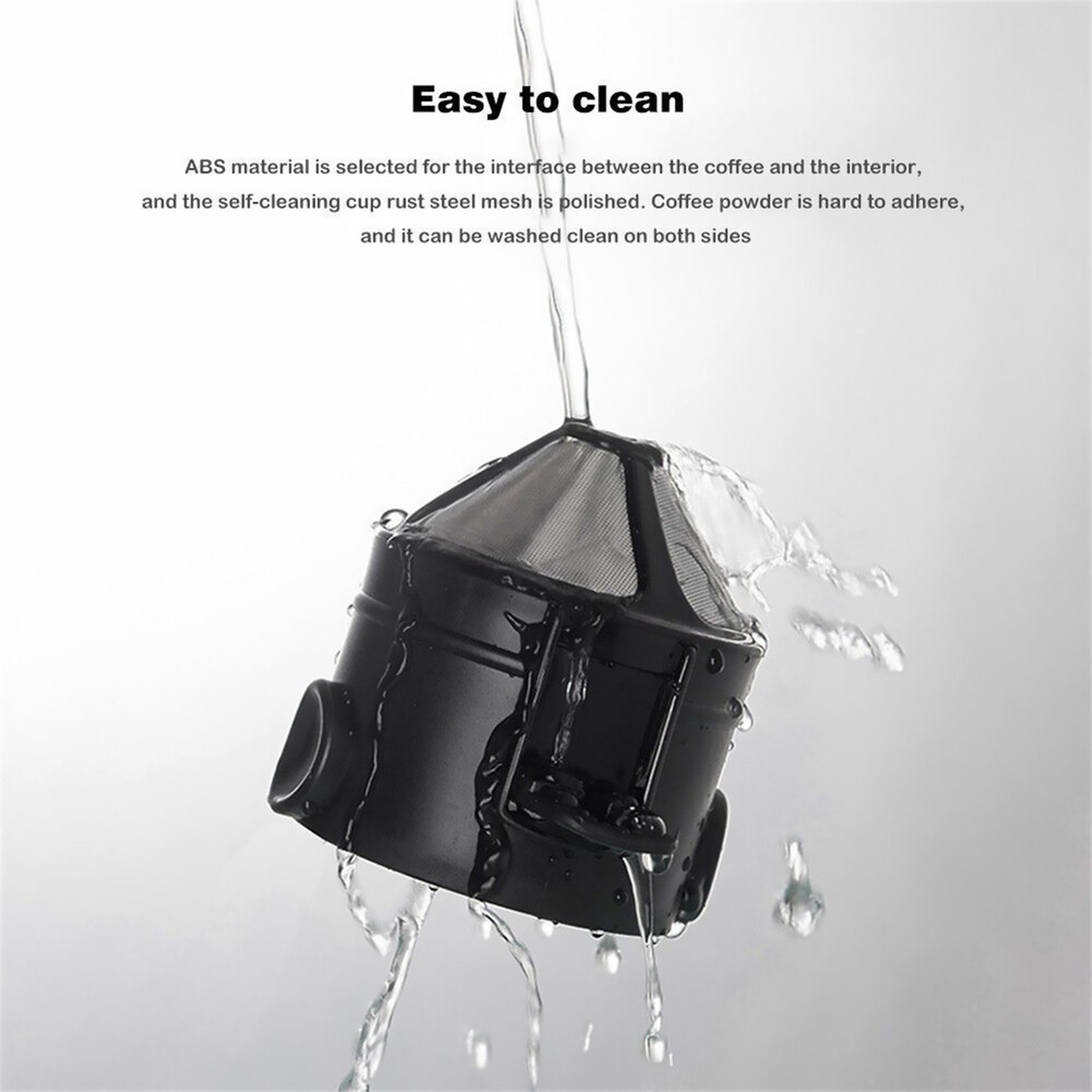 Durable Portable Foldable Coffee Filter Reusable Coffee Funnel Paperless Kit