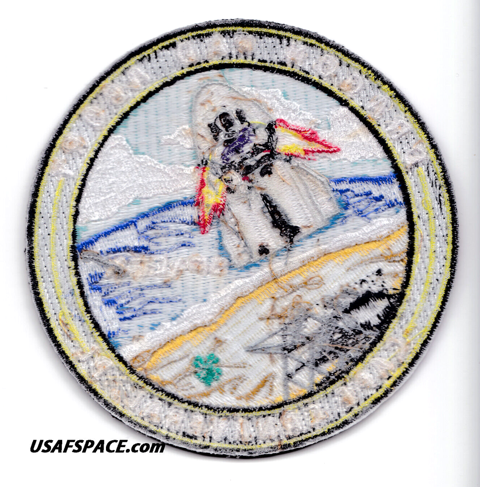 Authentic DRAGON PAD ABORT TEST - SPACEX ORIGINAL CREW CAPSULE TEST SPACE PATCH