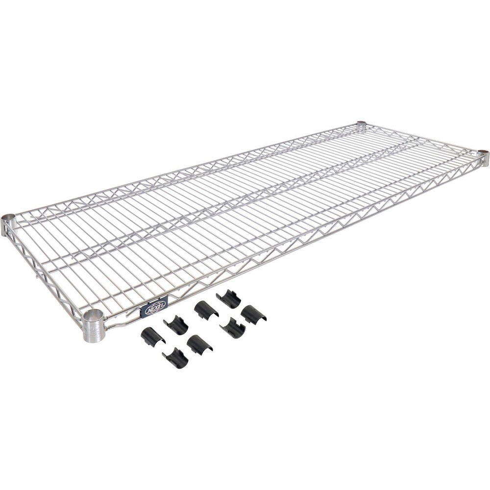Nexel Chrome Wire Shelf w/Clips 48"W x 18"D