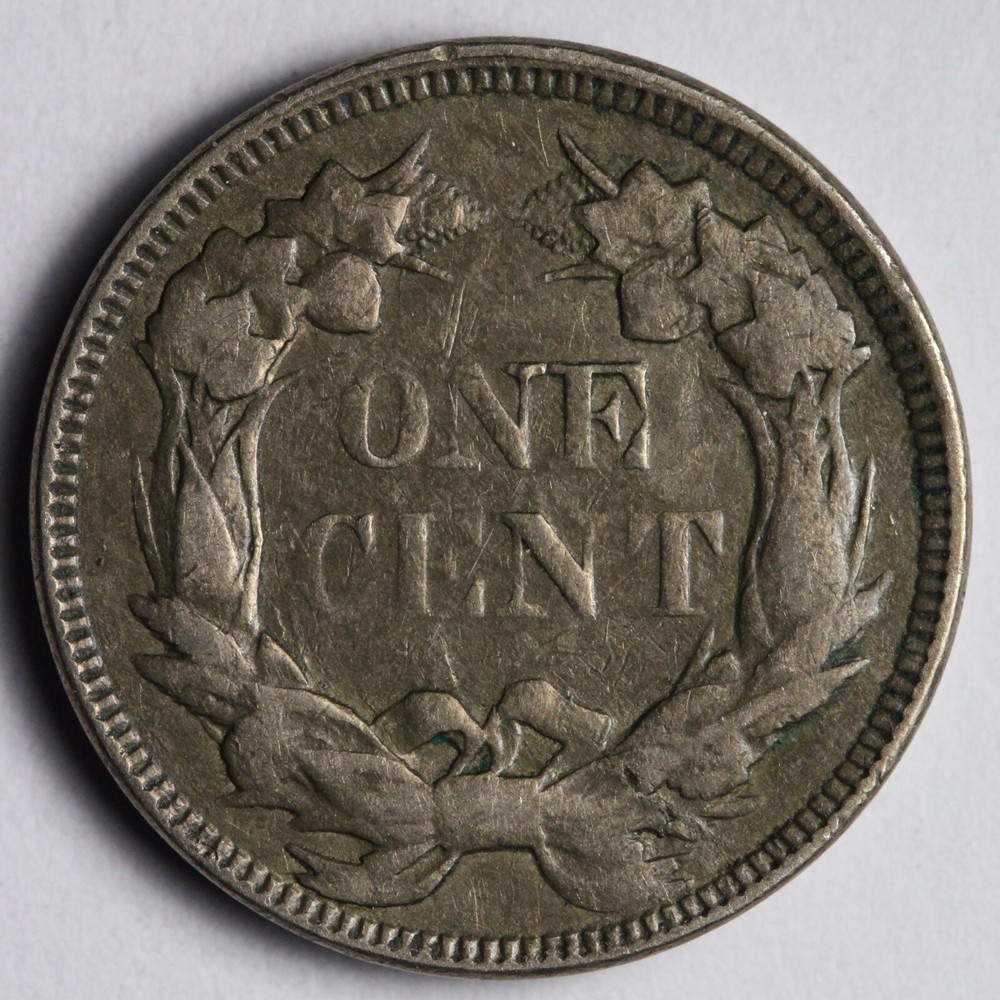 1857 Flying Eagle Cent Penny VF+ E113 UKSNM