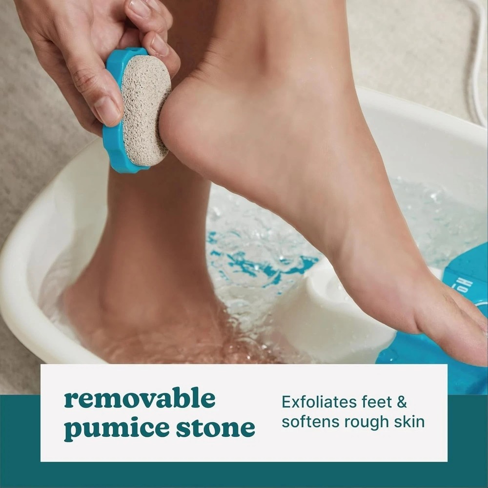 Bubble Mate Foot Spa, Toe Touch Controlled Foot Bath with Invigorating Bubble...
