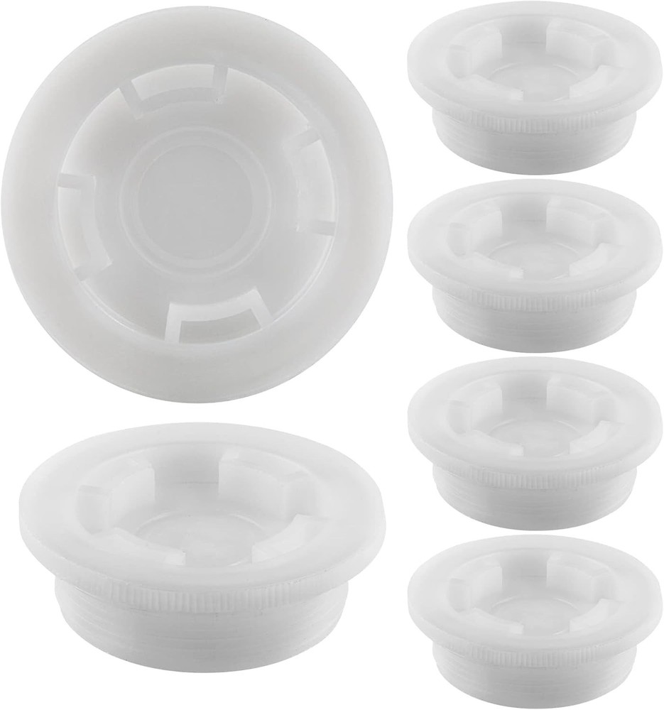 6pcs 2.32'' / 59mm Barrel Bung Cap, Plastic Hole Caps Poly Buttress Drum Plug...