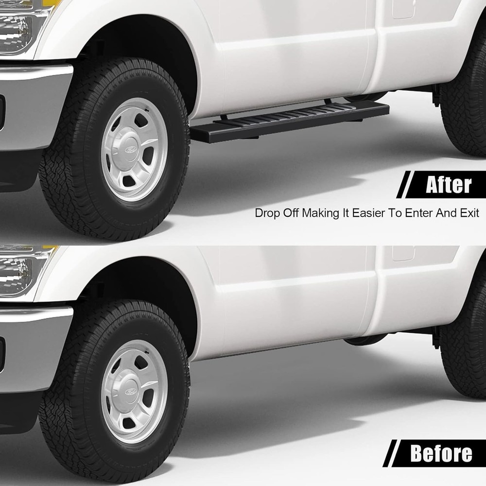 Regular Running Board Compatible with Superduty Regular/Standard/Single Cab Side