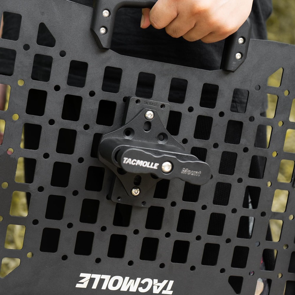 Mounting Bracket Base for MOLLE Panel, MOLLE Adapter Accessories Mount for Fi...