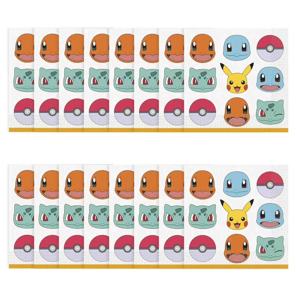 Pokémon Luncheon Napkins, 16ct