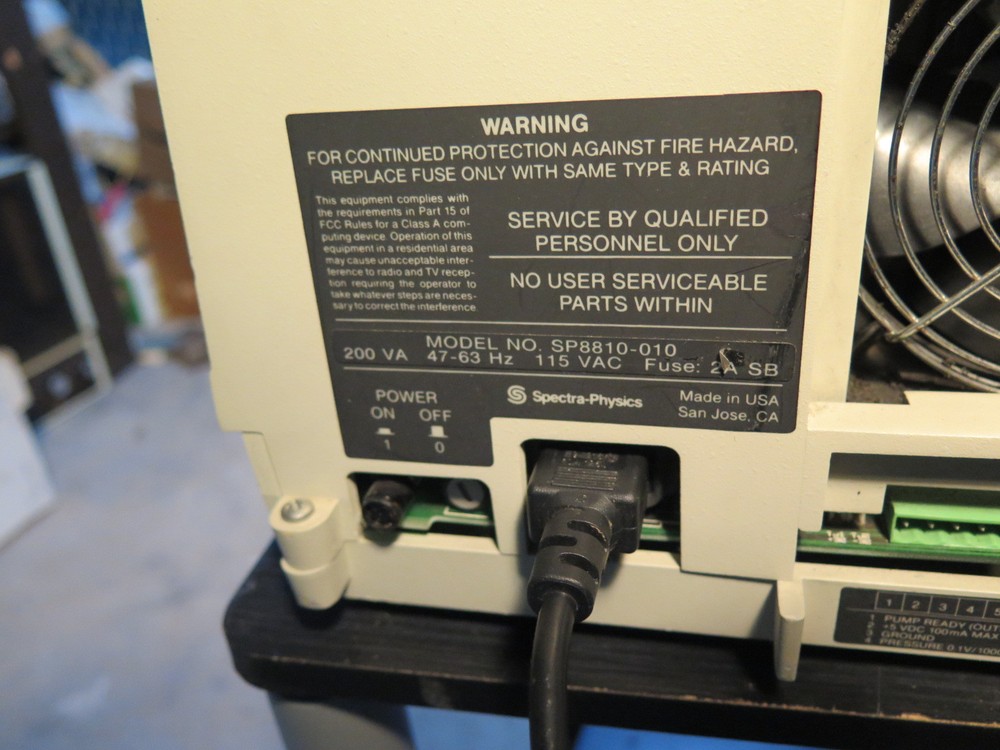 Spectra-Physics SP8810 Precision Isocratic HPLC Pump