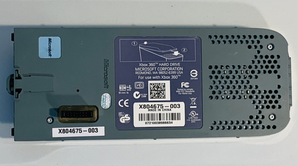 Microsoft Xbox 360 Original Hard Drive 20 GB Genuine Microsoft Hardware TESTED!