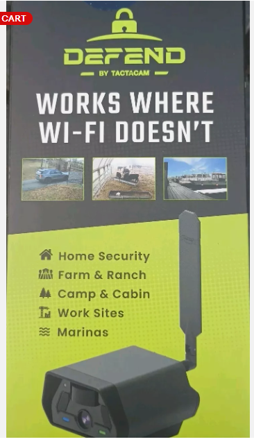 Tactacam Defend Cellular Security Camera DFD-GRD01