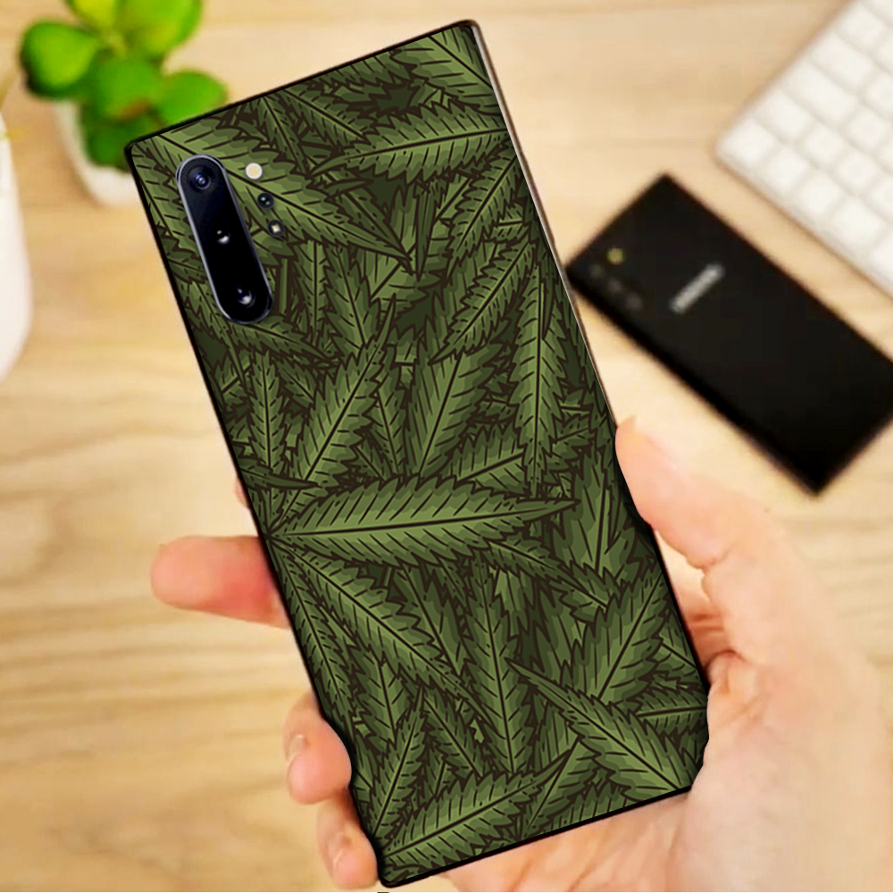 Skins Decal Wrap for Samsung Note 10 Plus gonja leaves pot weed
