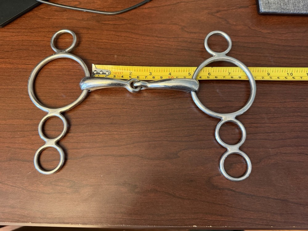 5" 3ring elevator Dutch Gag English Bit