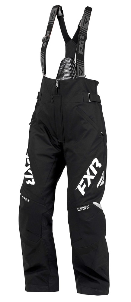 FXR Adrenaline Womens Snow Pants Black/White