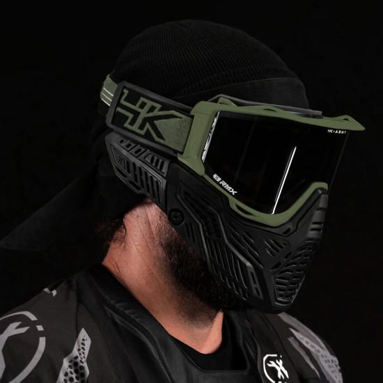 HK Army RMX Paintball Goggle Mask System - Olive/Black