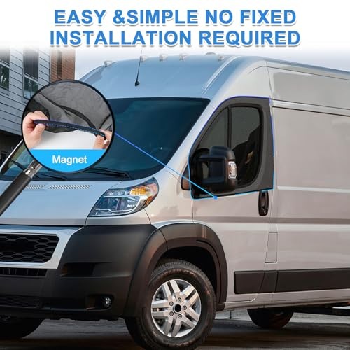 Magnetic Bug Screen for Front Doors, Pair Ram promster 1500 2500 3500 2014-2025