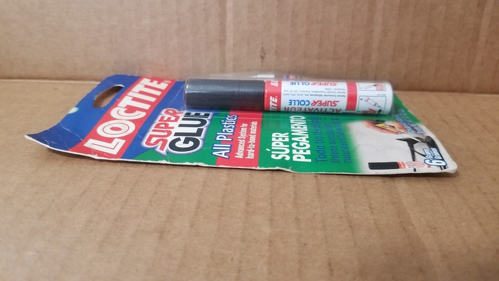 Loctite Super Glue All Plastic 2 Part Bonding Advanced System NOS