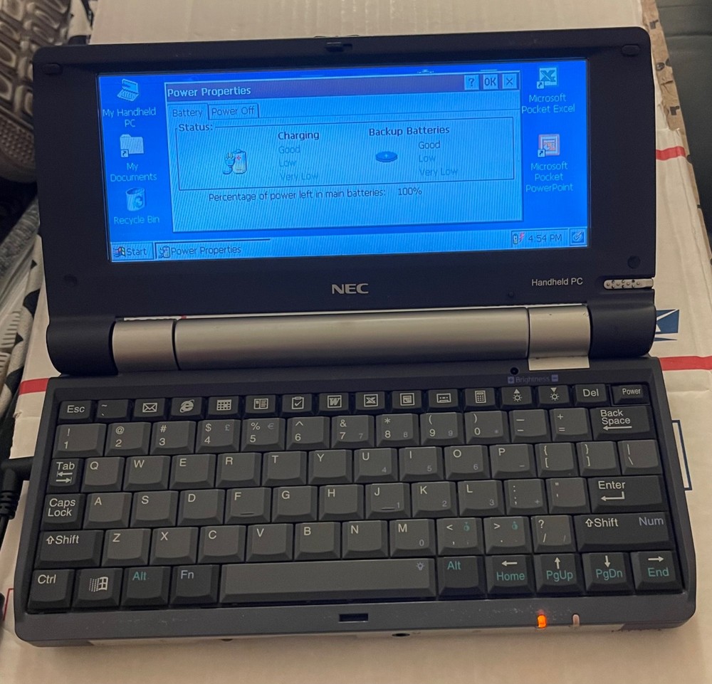 NEC MobilePro 900 Handheld Computer | Windows CE with Battery, Charger & Stylus