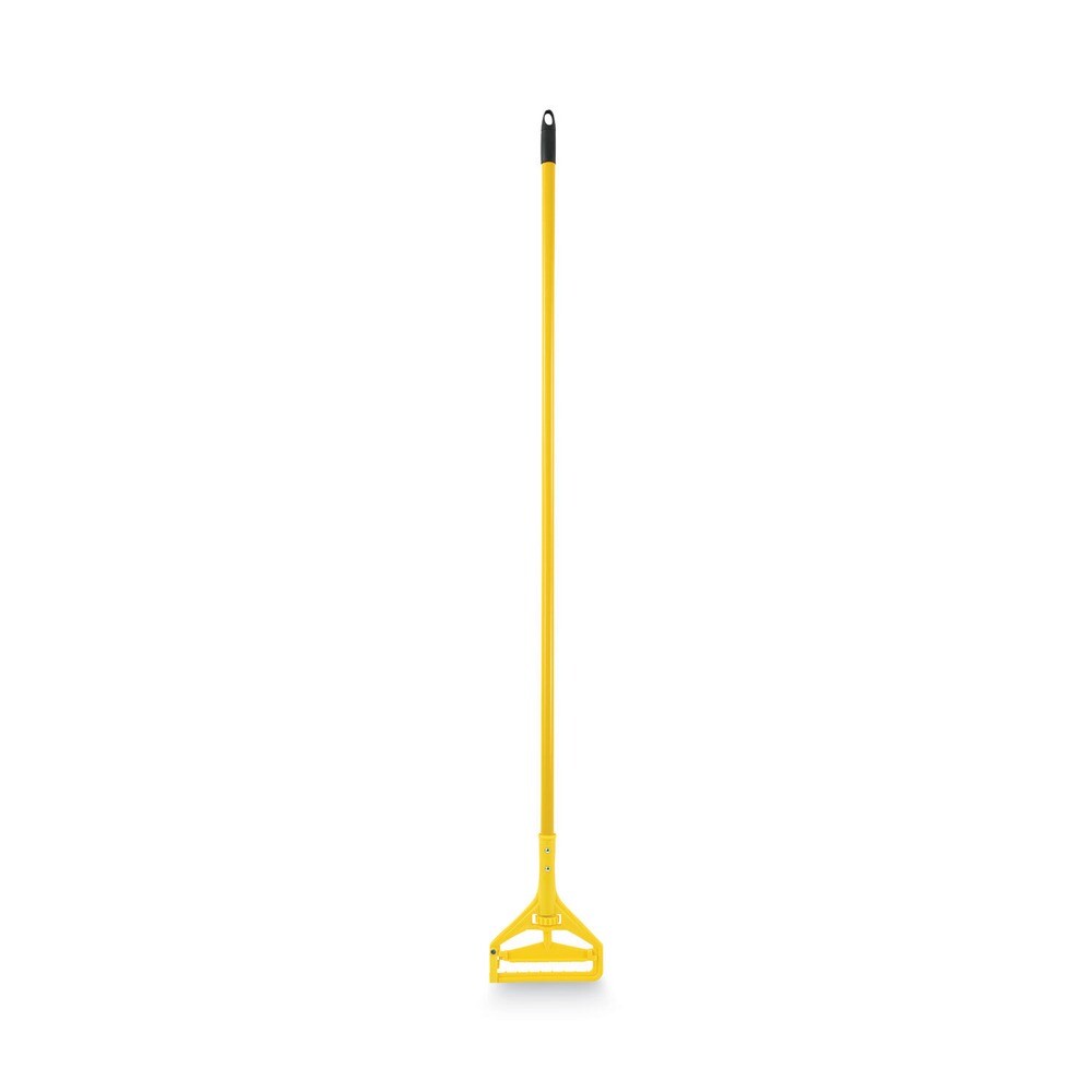 Boardwalk 620 60" Quick Change Side-Latch Plastic Mop Head AL Handle - YEL New