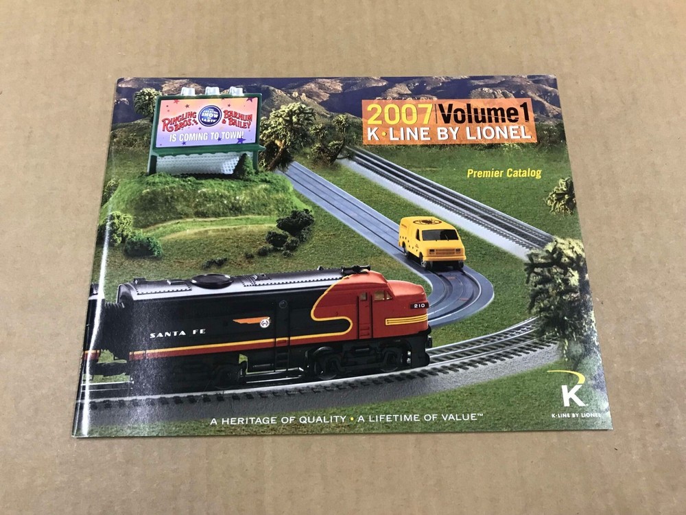 2007 Lionel K-Line Premier Catalog - 37 Pages