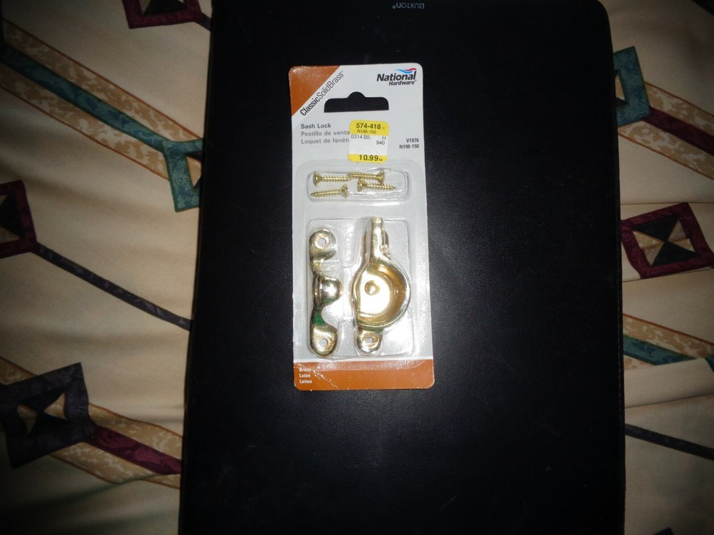  15 brass sash locks