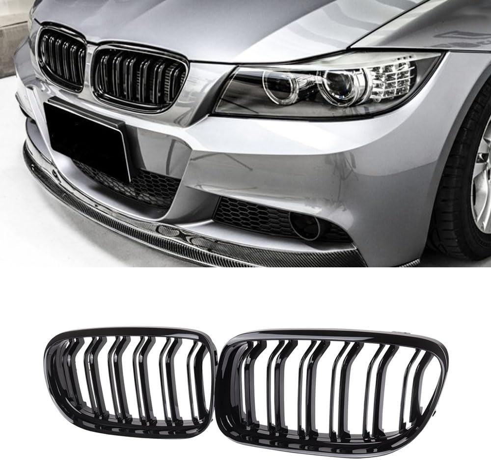Replacement Front Upper Grill Fit for 3 Series E91 E90 LCI (2009-2011) – Gloss
