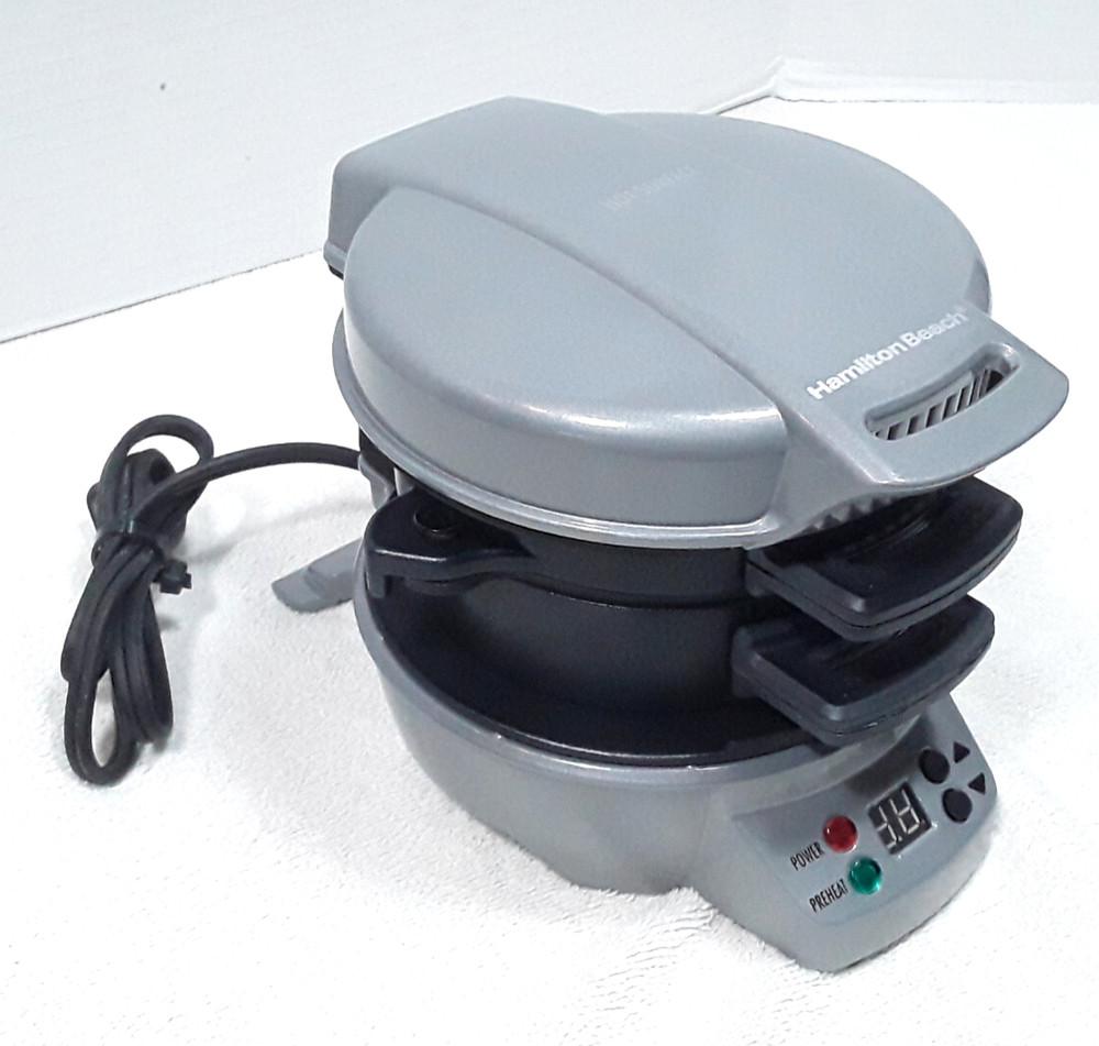 Hamilton Beach Quick Easy Breakfast Sandwich Maker 25478R Non Stick OPEN BOX