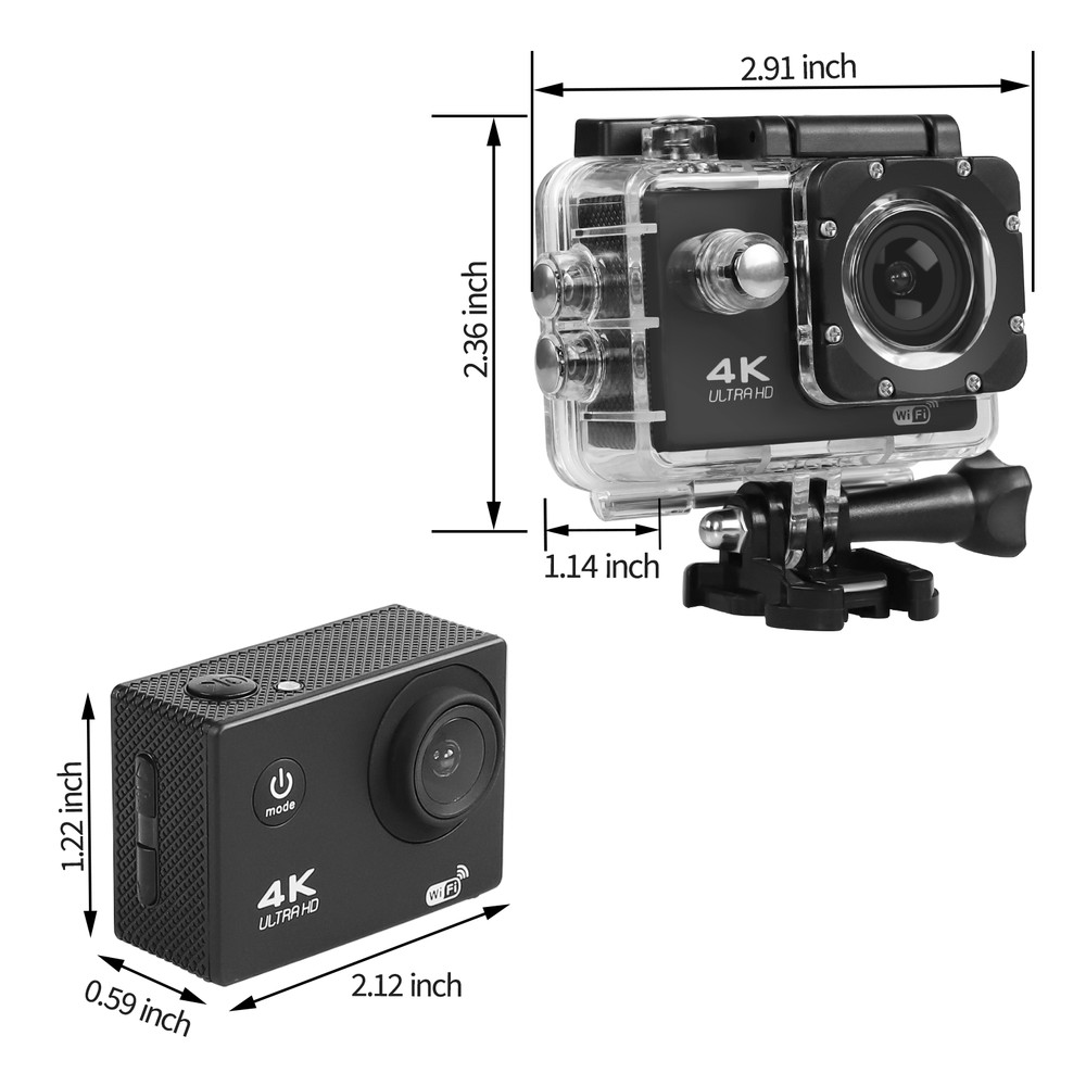 10 PACK 4K Action Camera