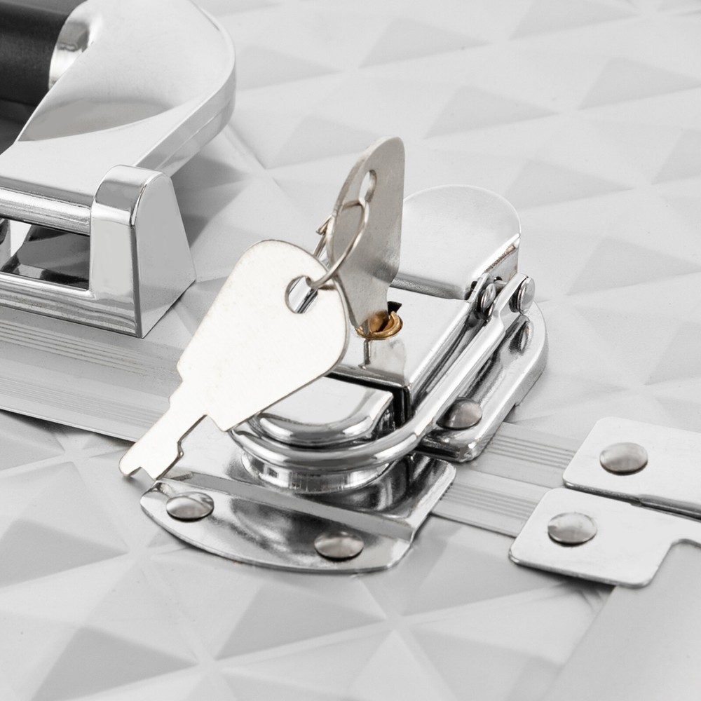 Professional Rolling Makeup Case, Multifunctional Cosmetic Organizer