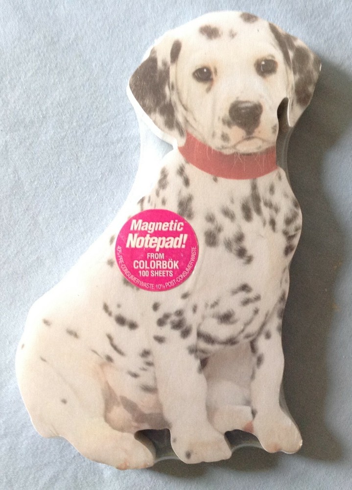 Dalmation magnetic notepad by Colorbok
