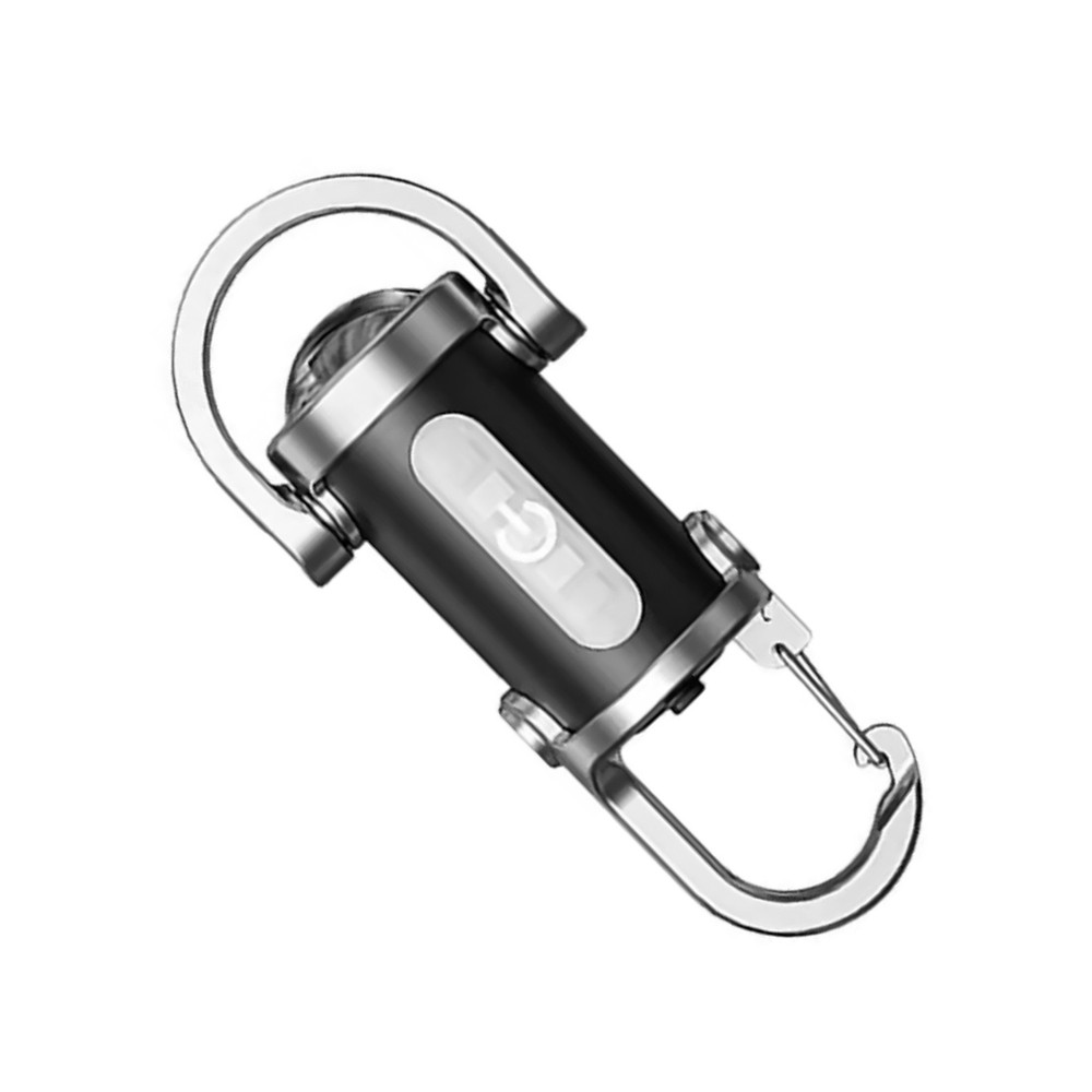 Rechargeable Keychain Flashlight Mini, Compact Light for Night Work, Camping