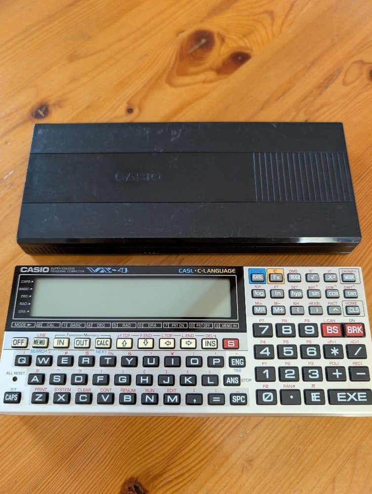 CASIO VX-4 Super College Pocket Computer Tested Working Duty Free