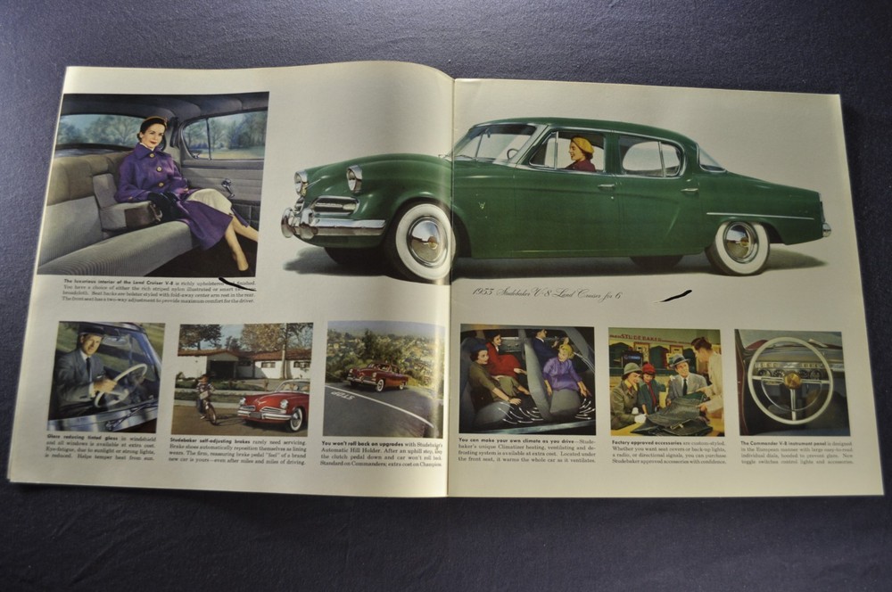 1953 Studebaker Brochure Commander Starliner Champion Starlight Coupe (Hole)