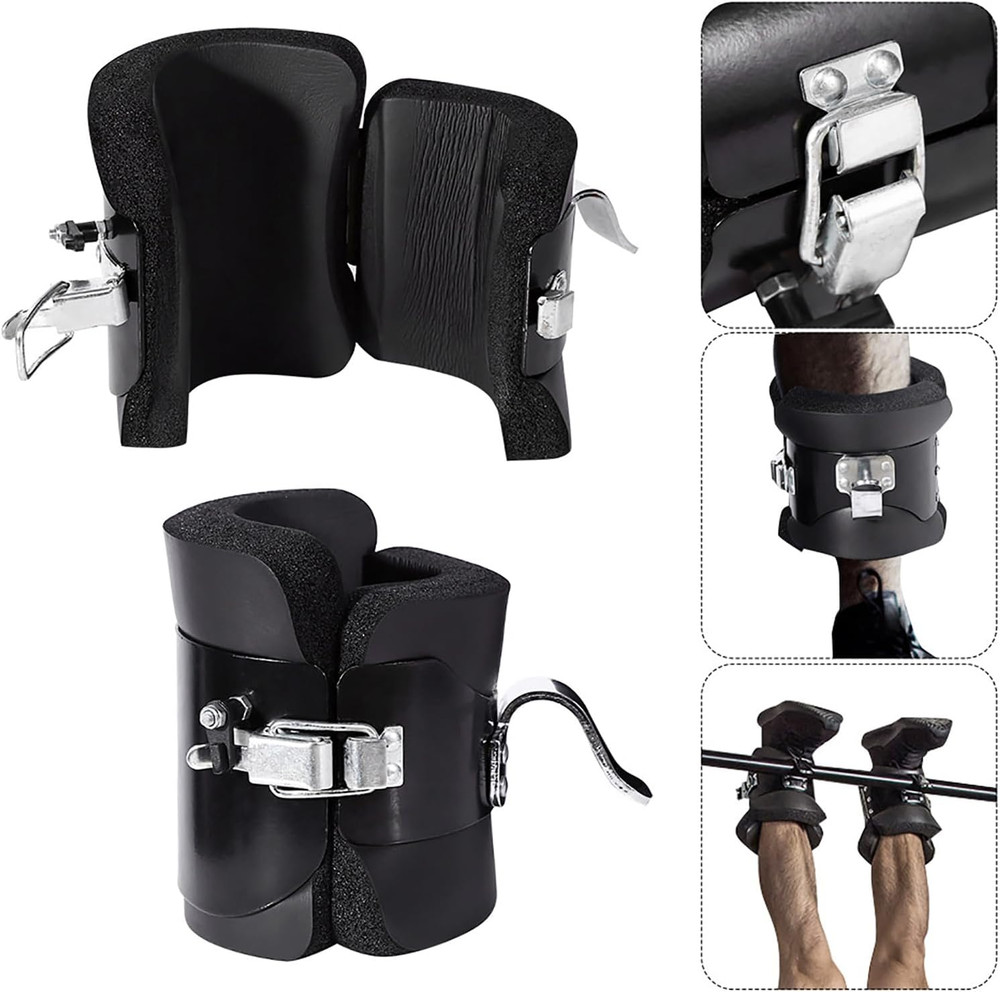 Inversion Boots, Gravity Training Boots with Comfortable Padded Sides & Sturdy H