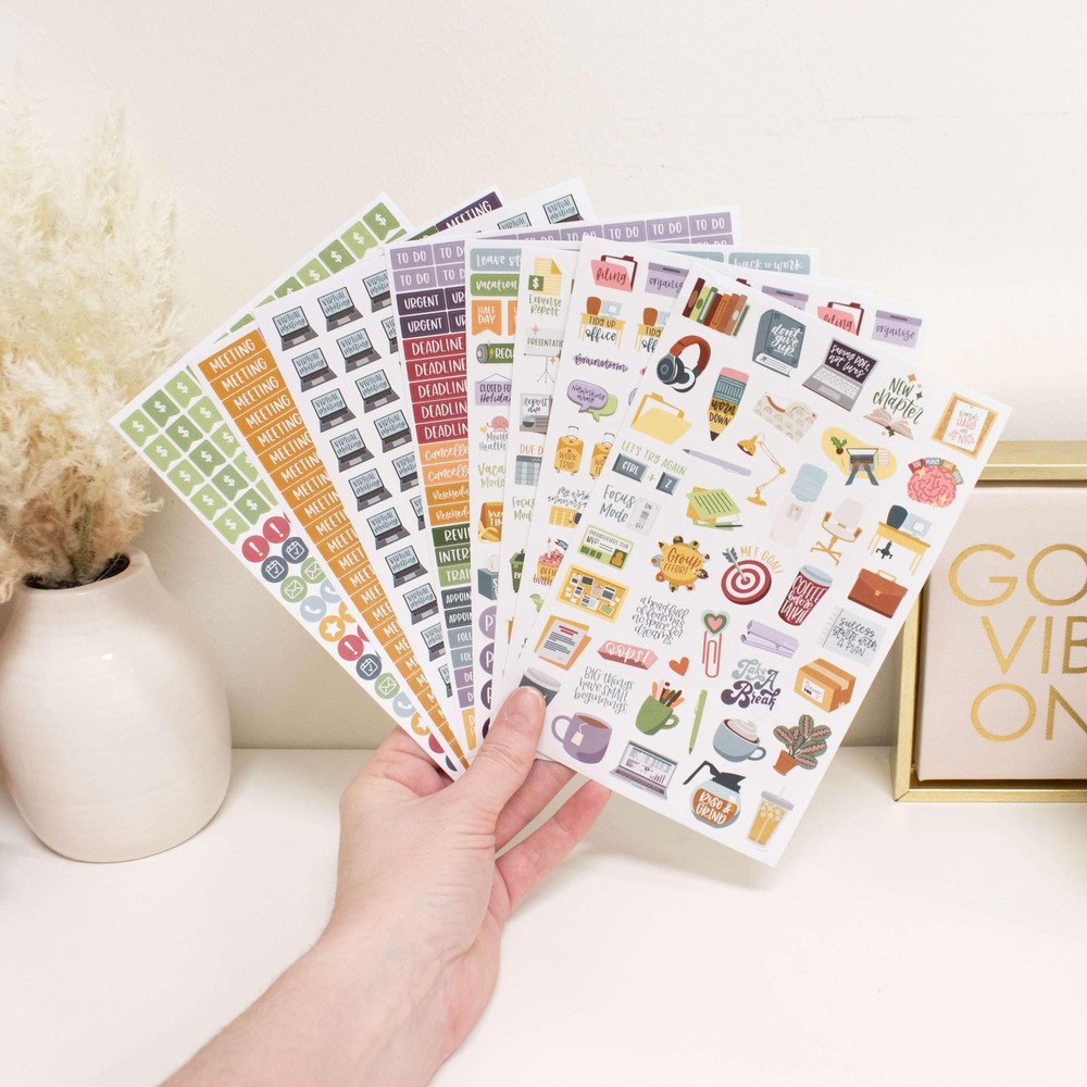 bloom daily planners Planner Stickers | Workday Essentials