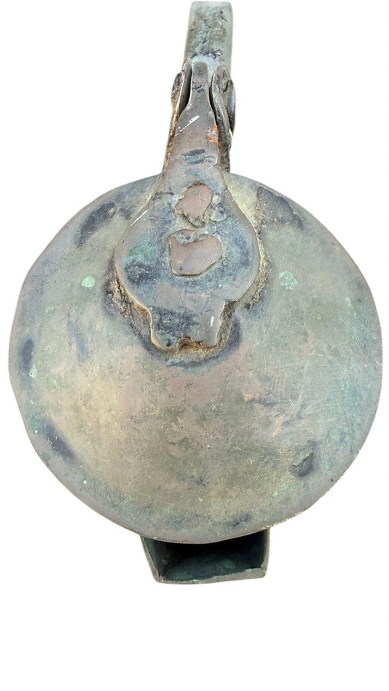 Large Primitive Middle Eastern Hand Hammered copper Water Jug/Pitcher RARE