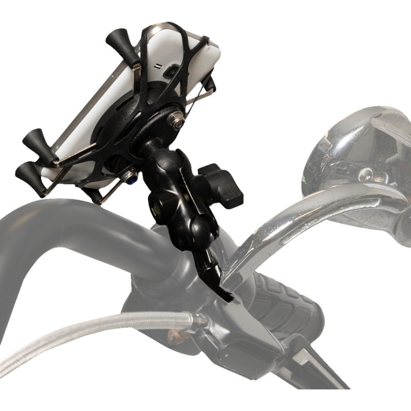 SADDLE TRAMP Hex-Grip Phone Mount - Black - BCMC6FPM