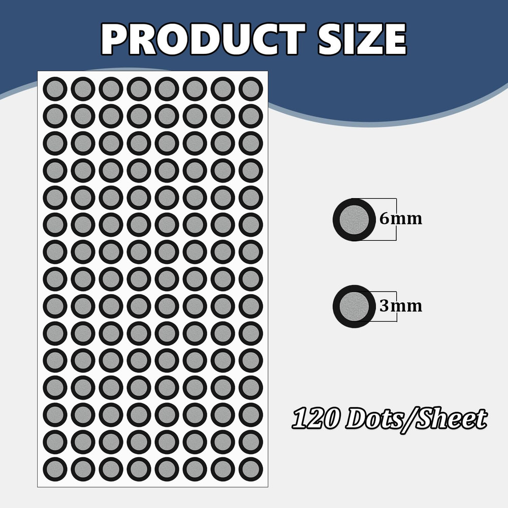 3D Scanner Markers - 600 Dots for Precise Optical Tracking and Scanning