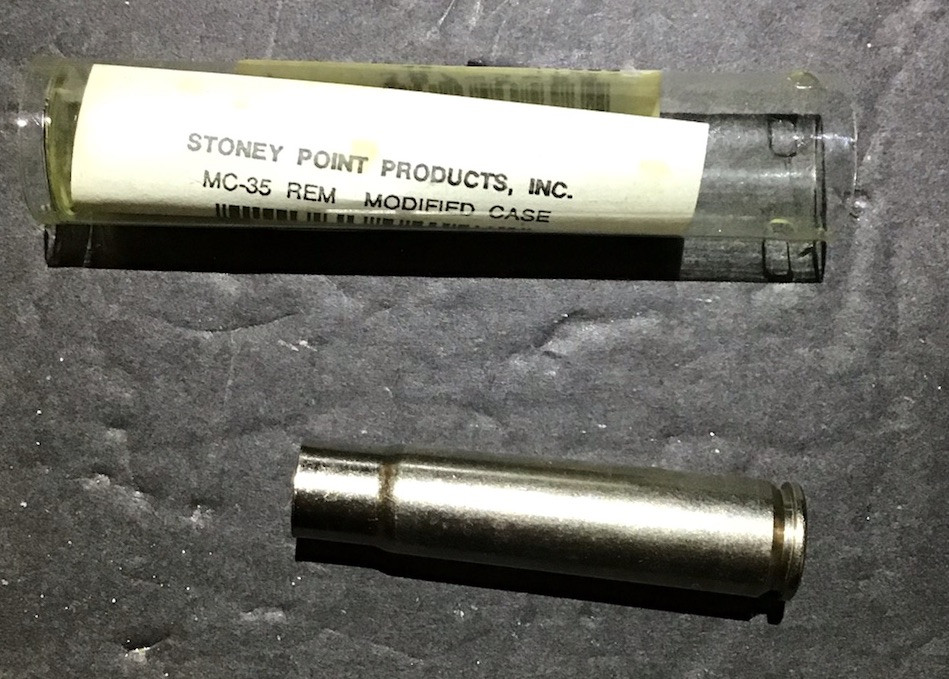 Stoney Point 35 Remington Modified Case, Reloading, Hornady, Nickle