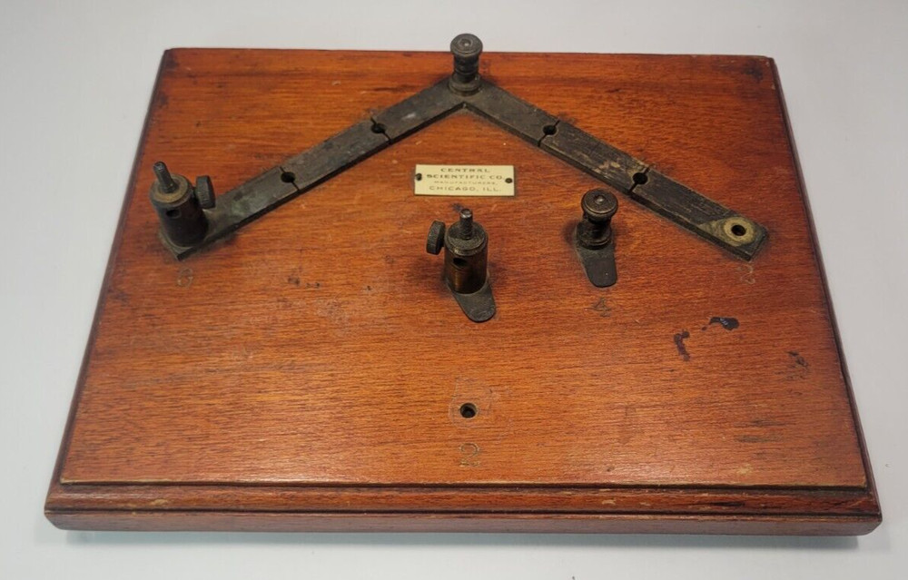 Antique Wheatstone Bridge Central Scientific Co. Steampunk Display
