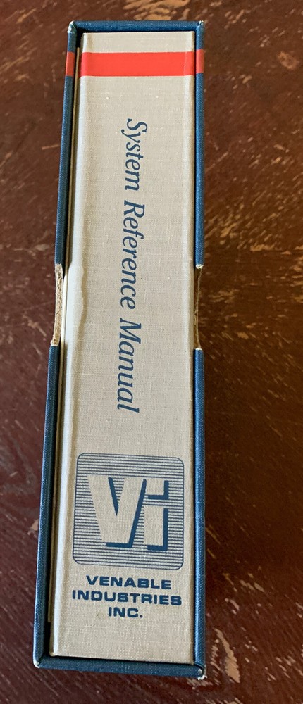 Vtg. Venable Model 250 Frequency Response Analysis System Reference Manual