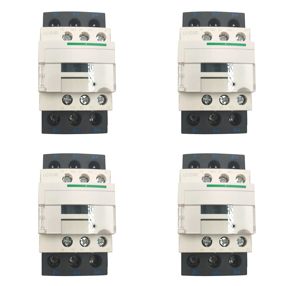 4PCS LC1D32E7 Contactor 48V coil replace Schneider contactor LC1D32E7 AC 3P 32A