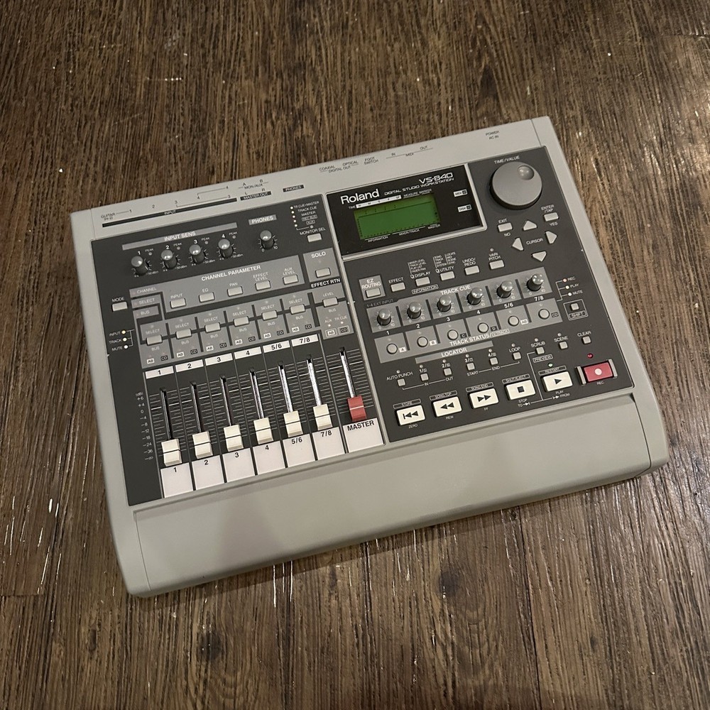 Roland VS-840 Digital Studio Workstation Sampler MTR Tested With Power Cable