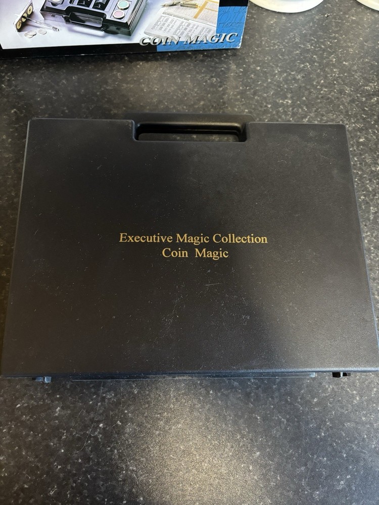Coin Magic Executive Collection BY Eddy, In Plastic Briefcase Complete